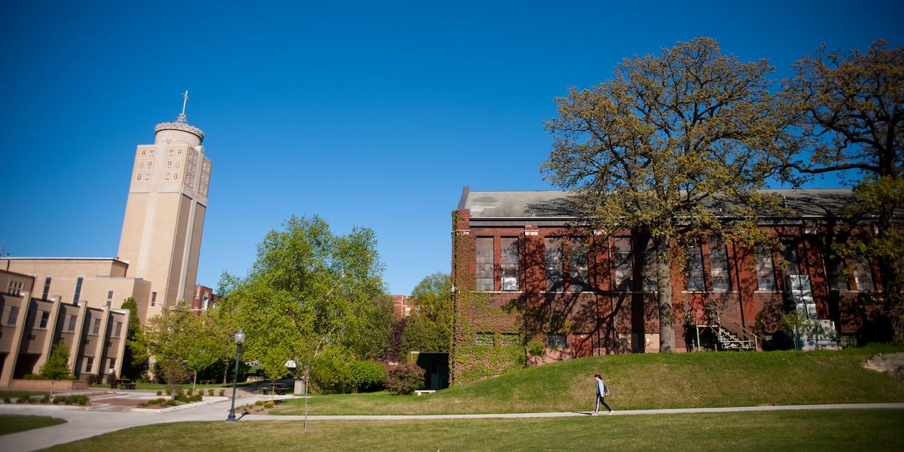 Photo of campus buildings